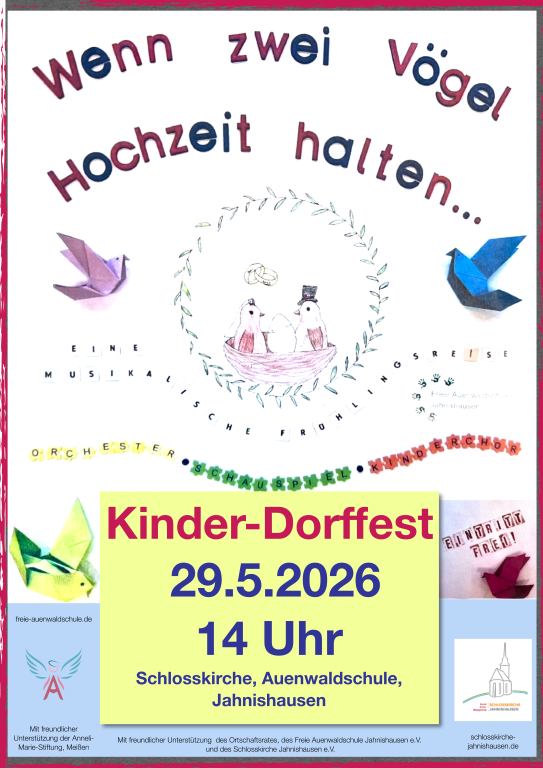 "Vogelhochzeit" - Kinderfest der Auenwaldschule