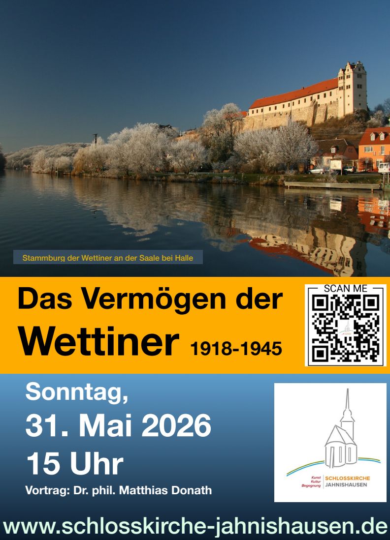 „Das Vermögen der Wettiner nach 1918“ | Vortrag