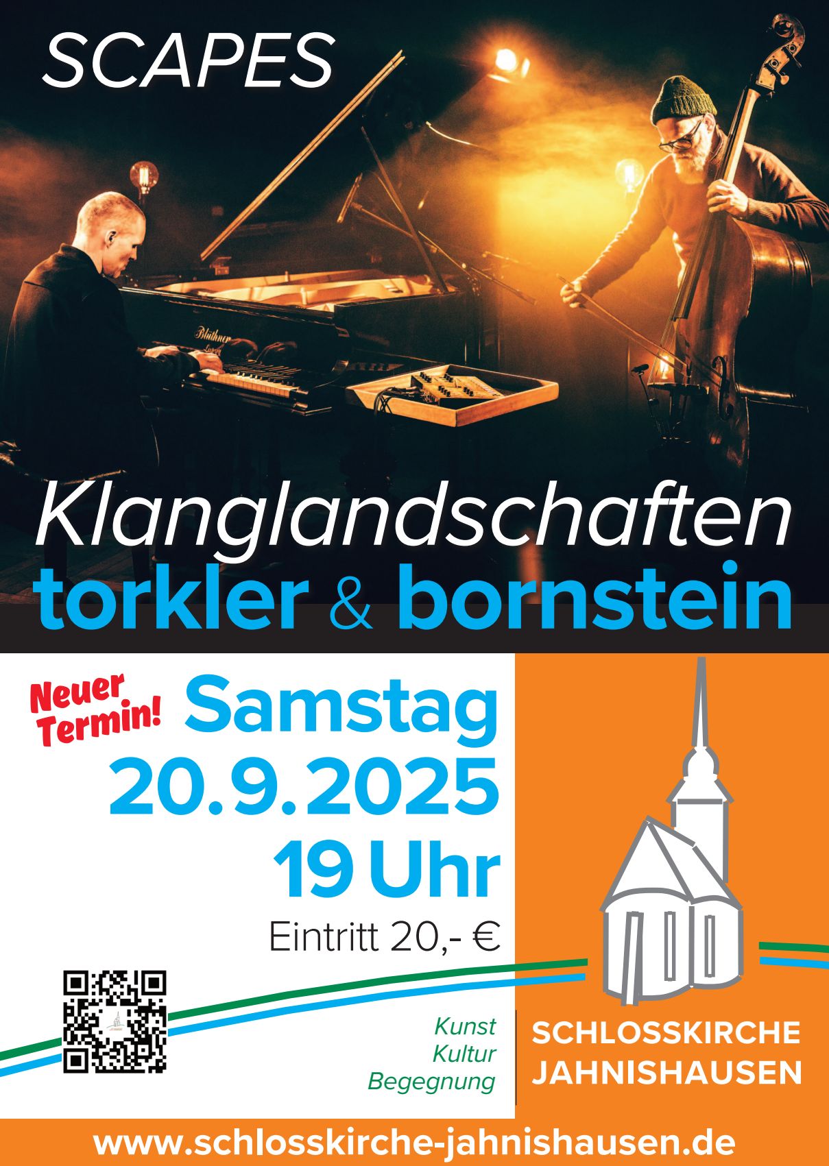 „SCAPES“ | Wolfgang Torkler (Piano) & René Bornstein (Bass)
